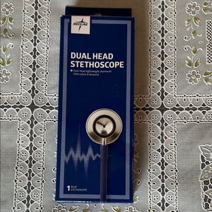 Medline Dual Head Stethoscope - Blue